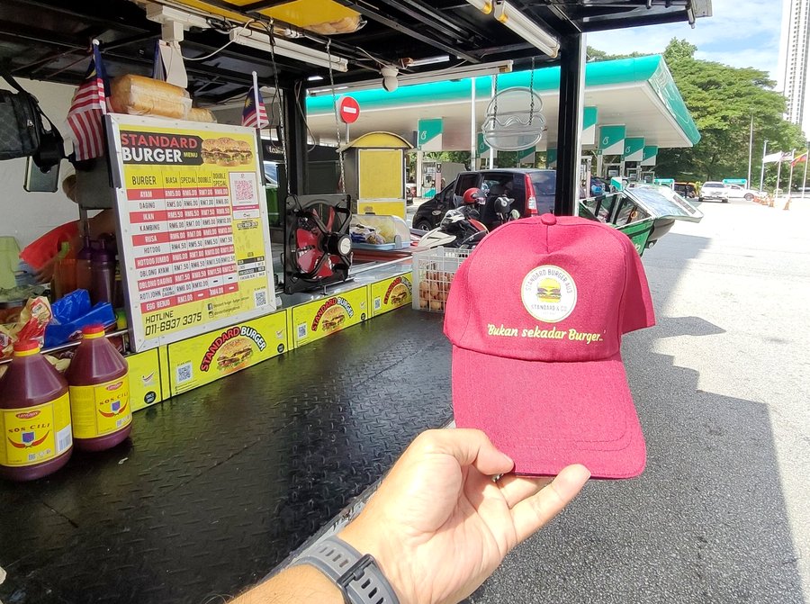Standard Burger food truck next to Petronas Setiawangsa